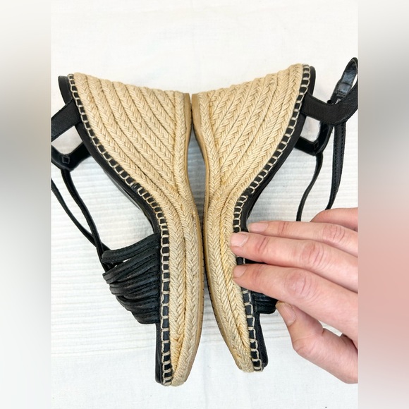 Stuart Weitzman Espadrille Wedge Sandals - Picture 12 of 15